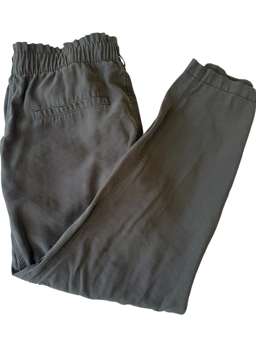 Old Navy Dark Charcoal Paper bag Waist Pants  Size Large